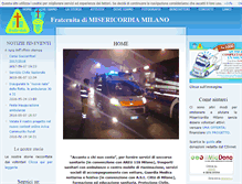 Tablet Screenshot of misericordiamilano.org